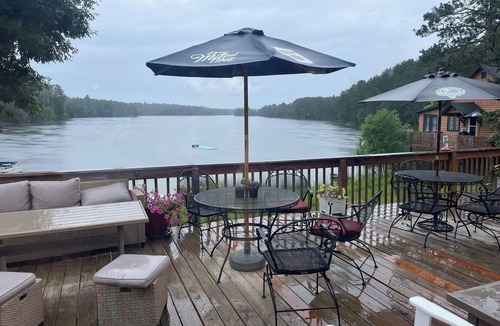 Itasca County Resort | Family friendly cabin close to playground. Amazing swimming beach