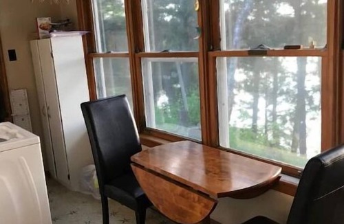 Algoma District House | Fishing off dock! One minute to private lake. Lakefront Getaway. Private home.