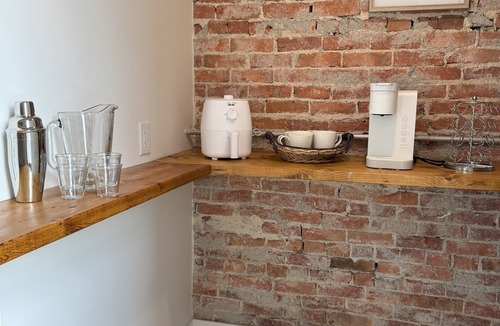 Harwich Apartment | Golden Acre Suites | 3BR Downtown Loft w/Exposed Brick & Urban Charm