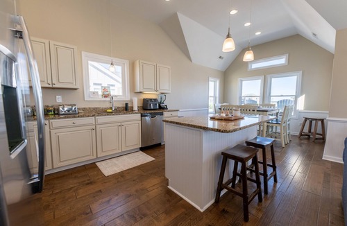 Kill Devil Hills House | Heated Pool-Hot Tub-Ocean View-Backyard Game Area-Fire Pit in Kill Devil Hills