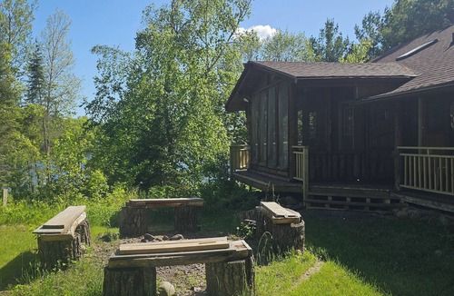 Emily Cabin | Hidden Pines Lakefront Family Home with WIFI only 2.5 hours from the Twin Cities