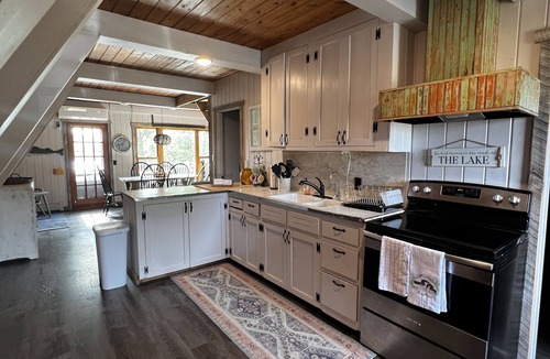 Battle Lake Cabin | Lakefront - A Frame - spacious - new remodel - clean - quiet - refreshing
