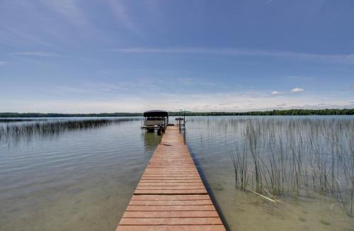 Deer River Apartment | Lakefront Deer River Apt with Dock, Fire Pit and Patio
