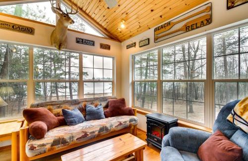 Park Rapids House | Lakefront Minnesota Home with Deck, Dock and Fire Pit