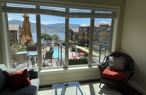 Westbank Condo | Lakefront, pool, hot tub, exc room. Book now for Aug 16