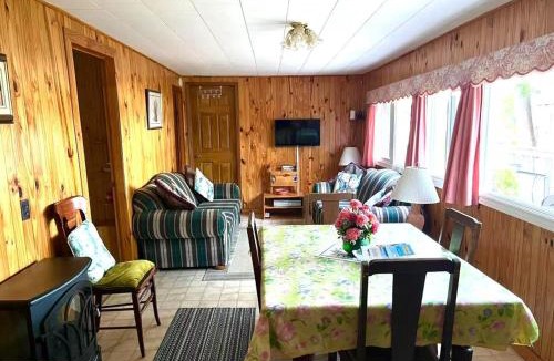 Lakefield Ski Chalet | Lakeside Cottage for 8 with Boat Firepit and BBQ