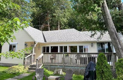 Lakefield Ski Chalet | Lakeside Cottage for 8 with Boat Firepit and BBQ