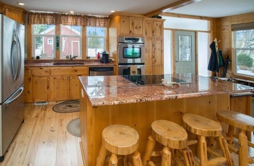 Clear Lake House | Large Family Lake Oasis with exquisite log furniture charm!
