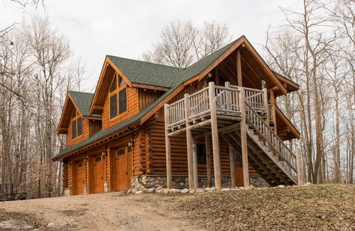 Waubun Cabin | Log Carriage House Near Juggler Lake ~ Secluded and very private getaway