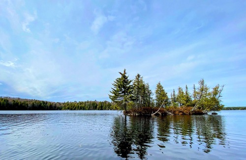 Weslemkoon RV Rental | Luxury 22ft Bell Tent | Weslemkoon Lake | Pond and Forest Views | Lake Access