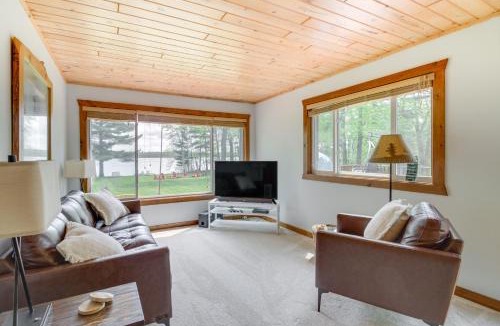 Ossipee House | Minnesota Cabin with Deck and Private Beach