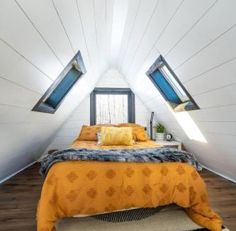 Brook Park House | Modern A Frame in the woods Pet friendly