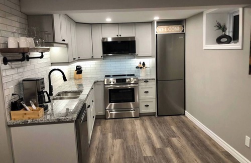 Greater Napanee Apartment | Modern Rustic Charm Apartment. Quiet setting. Only a 4 minute drive to downtown!