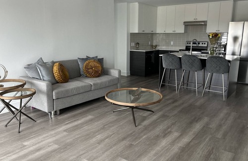 Fenelon Falls Apartment | Modern, spacious two bedroom condo with a lake view from windows and balcony
