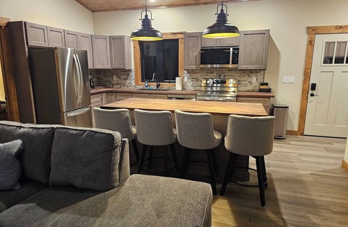 Emily Cabin | NEW 3-bedroom cabin in beautiful Emily, MN. Located right on the trails!