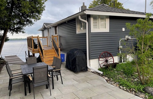 Victoria Road House | Newly renovated boathouse with beautiful views of sunrise on Balsam Lake