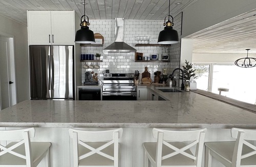 Hastings Cottage | Newly Renovated Family Waterfront Cottage w/Hot Tub and Wood Stove