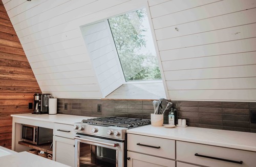 Rice Township House | Northwoods A-Frame Cabin Near Itasca State Park