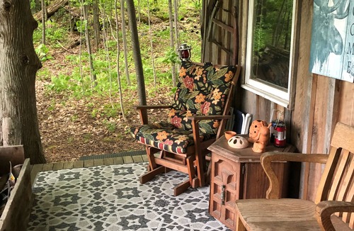 Horton Cabin | Off Grid Cabin sleeps 2 comfortably and additional 2 on futon.