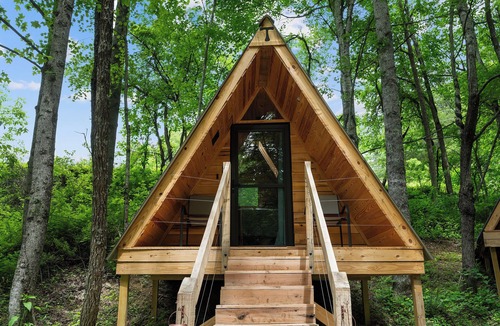 Hartford Cabin | Off-Grid Mini A-Frame in Hartford, TN- Cabin T