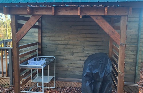 Central Frontenac Cabin | Private lakeview cabin w/gazebo, firepit, beach access, hiking trails, waterfall