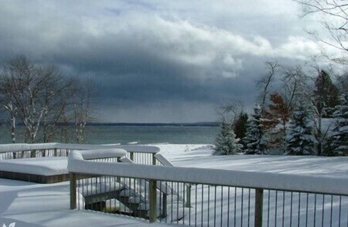 Kemble House | Private waterfront home with fire pit on shore . perfect for family gatherings