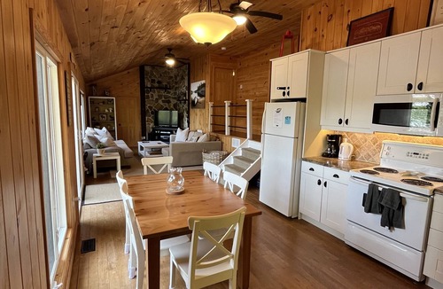 Irondale Cottage | Quiet Lakefront Cottage, perfect for Families. Hot Tub, No Jet Ski lake.
