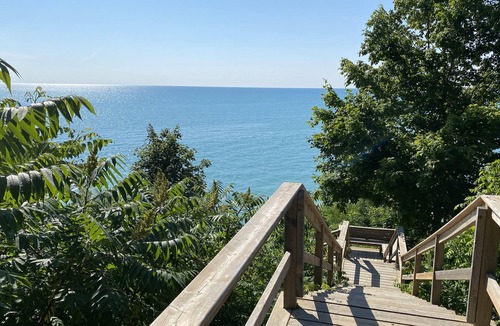 Bayfield Cottage | Quintessential summer home, water views, close to beach, walk to Main Street