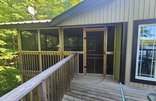 Whitewater Region Cottage | Redwing Lake house, waterfront property on Muskrat lake. Game room & big dock.