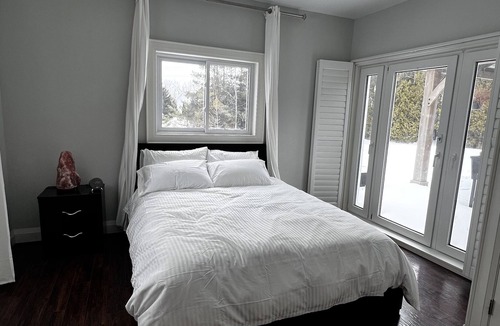 Bethany House | Relax in a cozy Bungalow w/fire pit, pool and an abundance of tr
