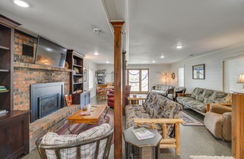 New York Mills House | Remote Retreat Cozy Home with Big Pine Lake Access!