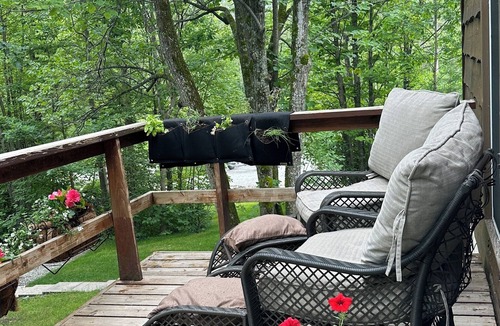 Georgian Bay Cottage | Renovated water front cottage w/firepit, multi level decks & screened in porch.