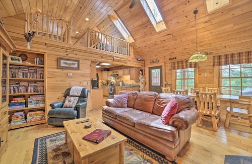 Big Creek Township Cabin | Riverfront Lewiston Cabin w/Stone Fireplace!
