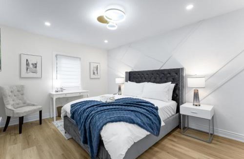 Old Mill House | Room with working space and queen bed in a Old mills luxury house