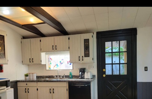 St. Williams House | Rustic 2 bedroom home with indoor fireplace.