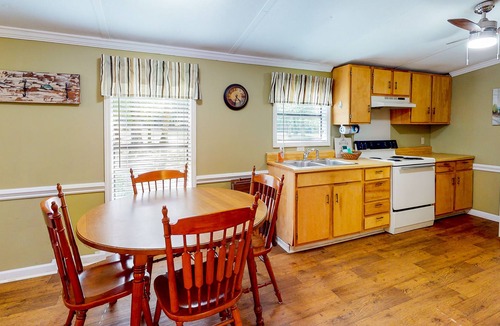 Prosperity House | Secluded, waterfront home w/ a large yard, private dock, & water access!