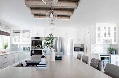 Lake Shore House | Spacious, bright & modern Gull Lake home - gentle elevation and sunsets