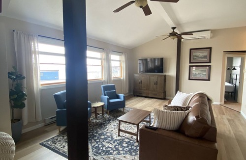 Endion Apartment | Spacious, renovated barn apartment within walking distance to Lake Superior.