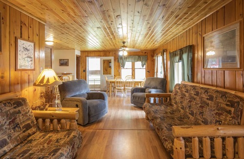 Walker Cabin | Steamboat Bay Resort Cabin 8 - Rustic with a touch of modern.