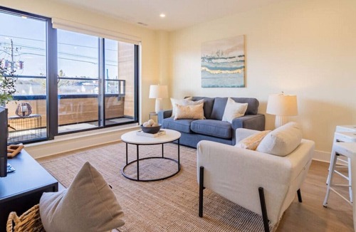 Grand Bend Apartment | The Cove 201: Luxury Condo on Main St, Near Beach