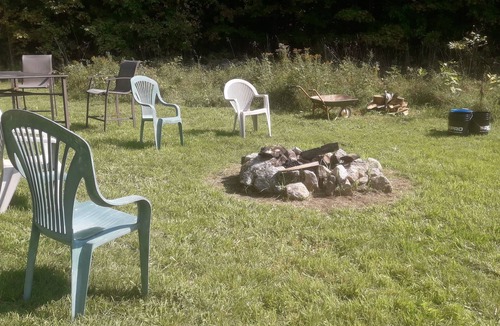 Leeds and the Thousand Islands RV Rental | The Meadow - campsite (BYO tent)- park at site, pet and family friendly!