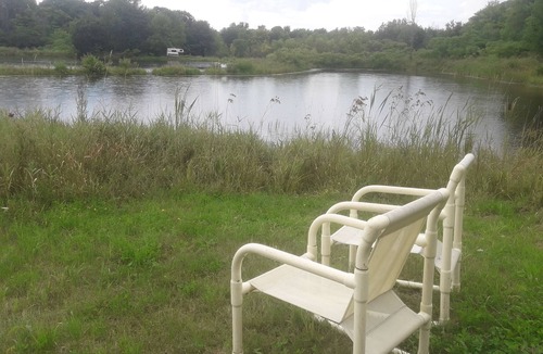 Leeds and the Thousand Islands RV Rental | The Meadow - campsite (BYO tent)- park at site, pet and family friendly!