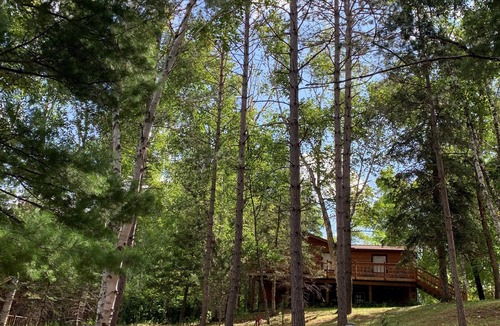 Marcell Cabin | The Pine Ridge Cabin on Spider Lake, Marcell Mn-Private lakeside with two docks.