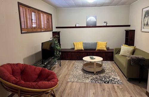 Kenora Apartment | Two bedroom apartment walking distance from two boat launches.