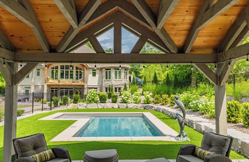 Grand Bend Cottage | Ultra Elite Grand Bend cottage, pool and 5 min walk to private beach.
