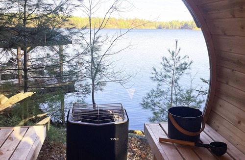 Central Frontenac Cottage | Upscale, unique, clean, spectacular lakefront cottage with SAUNA!