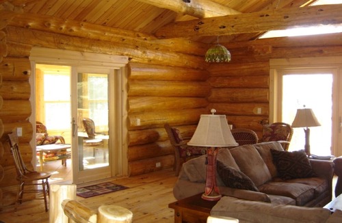 Marcell Cabin | Very Private log lodge on Minnesota’s clearest lake inc. Kayak rowboat & canoe
