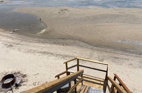 Crystal Beach House | Water Front Beach House - 3BR w BBQ & Sunset!