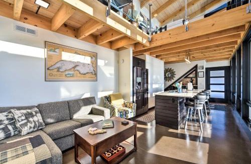 Two Harbors House | Waterfront Cabin on Lake Superior with Fire Pit