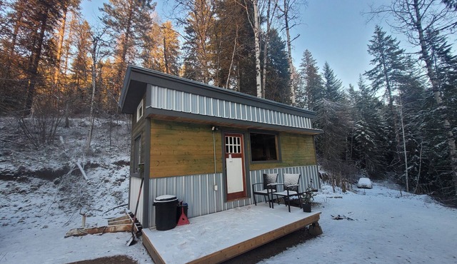 Bombi Forest House. Located between Whitewater Ski Hill and Red Mountain Resort